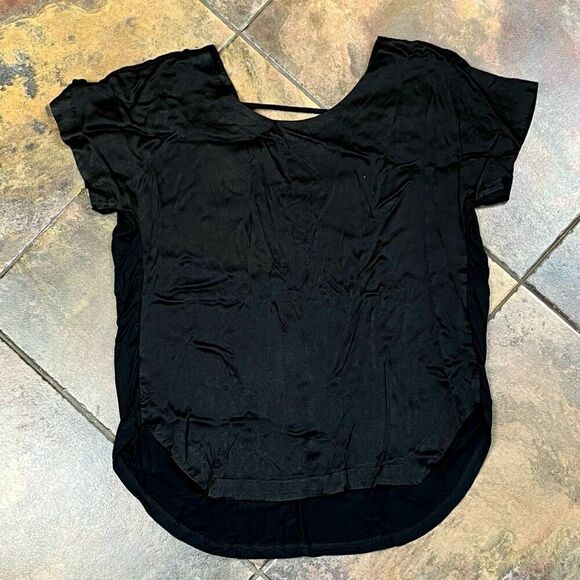 White House Black Market Women’s Black Short Sleeve XS - Picture 5 of 10